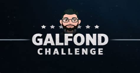 galfond challenge updates.